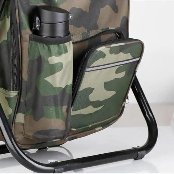 Ghế du lịch dạng balo đeo vai Cara Camo cao cấp