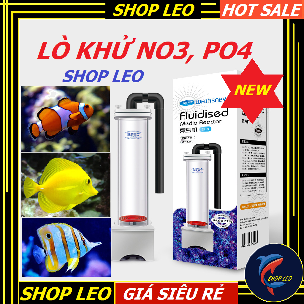 Lò khử NO3 Po4 cho bể cá cảnh - lò đảo bio pellet khử no3,po4 cho hồ cá cảnh - phụ kiện hồ cá biển - shopleo