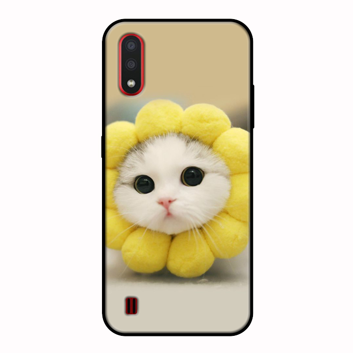 Ốp lưng điện thoại Samsung Galaxy A01 viền dẻo TPU BST Thú Cưng Mẫu 16