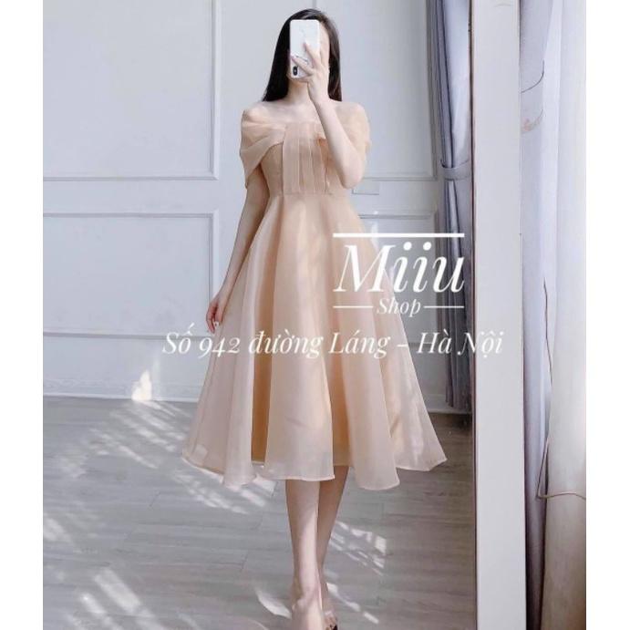 Đầm đi tiệc trễ vai