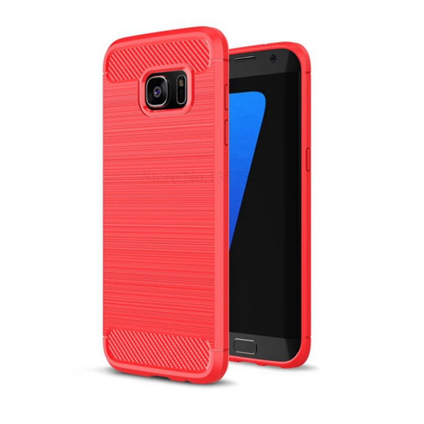Mua for Samsung Galaxy S7 Edge Phone Case Ultra Slim Thin Carbon