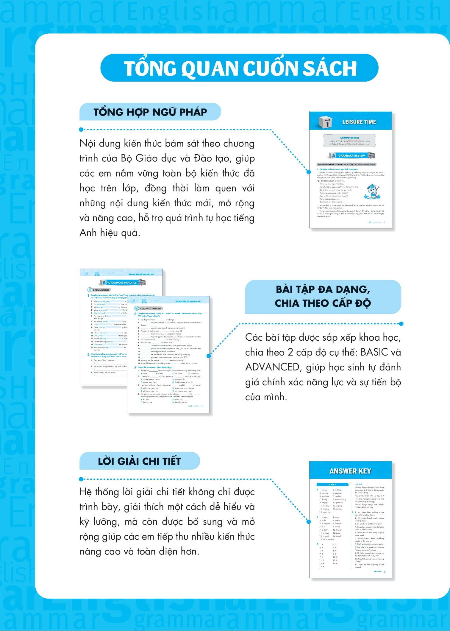 Ngữ Pháp Tiếng Anh Nâng Cao 8 - Tập 1 (Theo Chương Trình Giáo Dục Global Success)