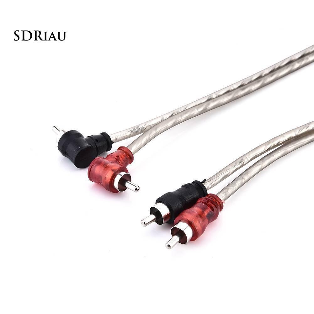 Dây Cáp Âm Thanh Chuyển Đổi 5m 2 Rca Sang 2 Rca Chuyên Dụng Cho Xe Hơi
