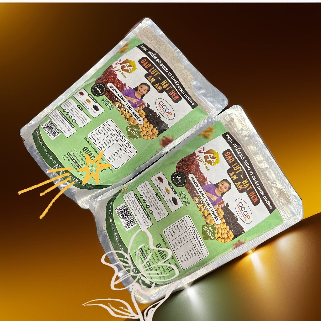 Deal giá tốt . Bột gạo lứt-hạt sen - mè đen ( bột gạo lứt ANAN ) thay thế bửa ăn , chăm sóc sưc khỏe , xương khớp , ngủ ngon ,food ,