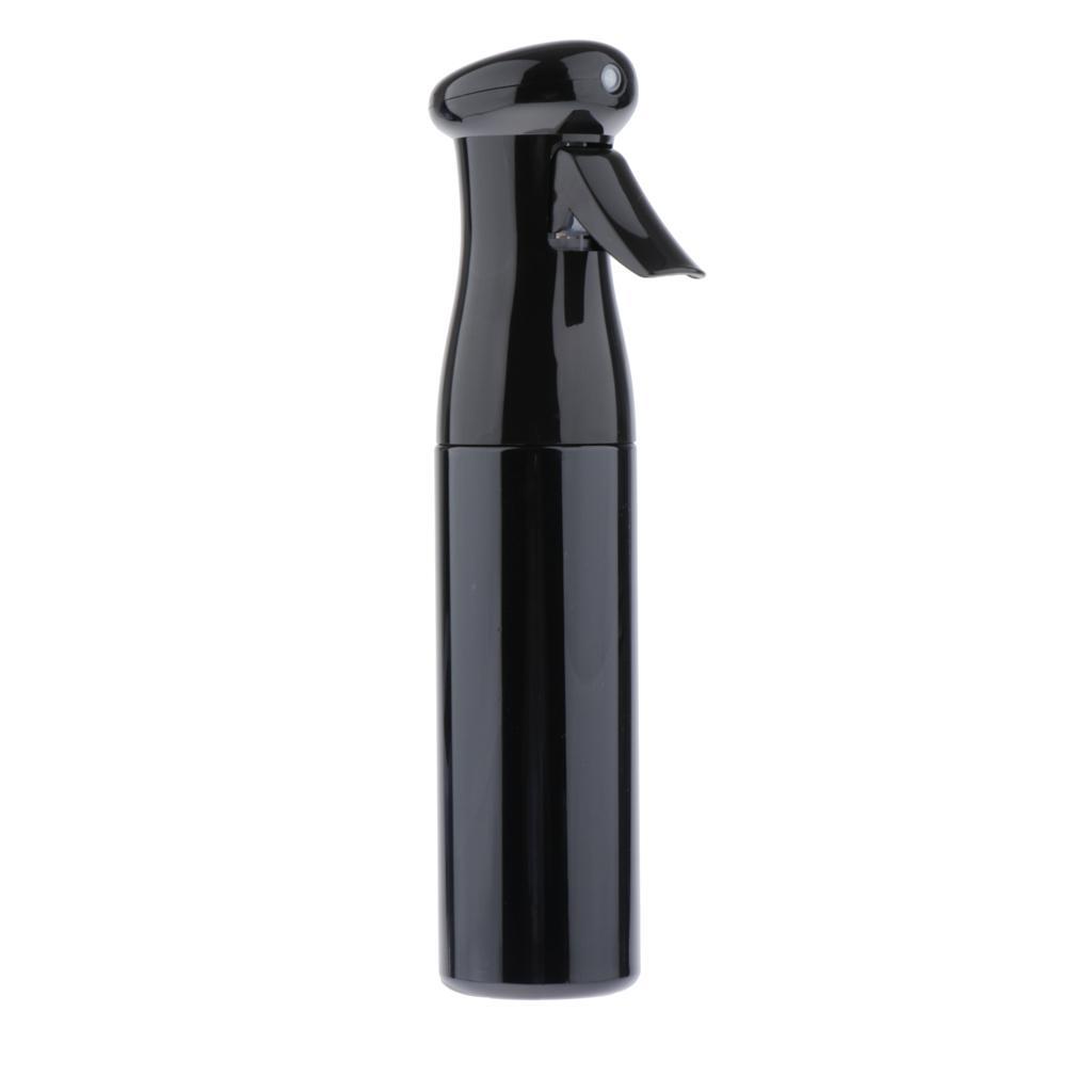 300ml Empty Hairdressing Hair Spray Bottle Water Sprayer Container 2x Black