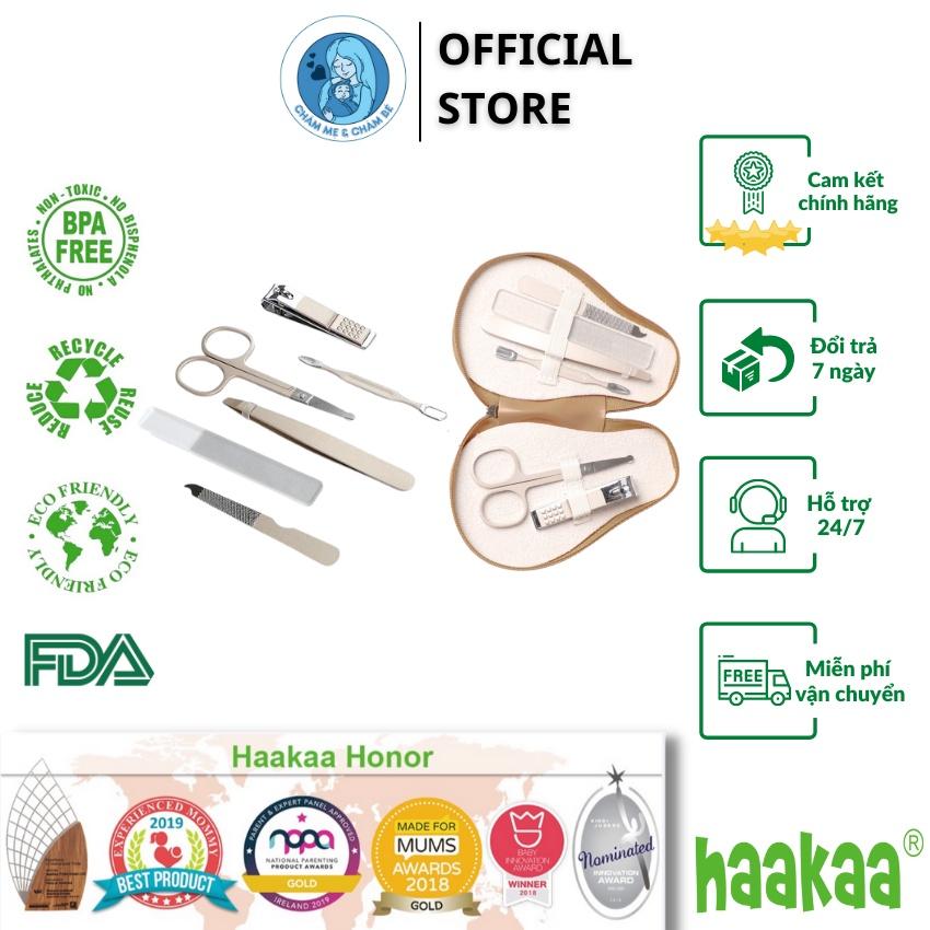 Bộ dụng cụ cắt làm móng hình quả lê Haakaa