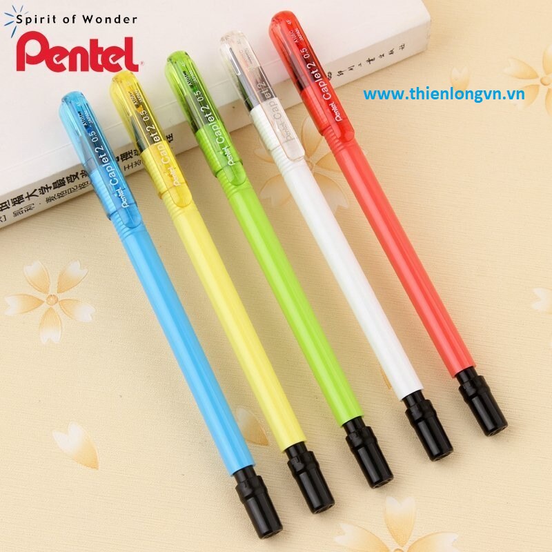 Bút chì kim Pentel A105C - thân bút vàng