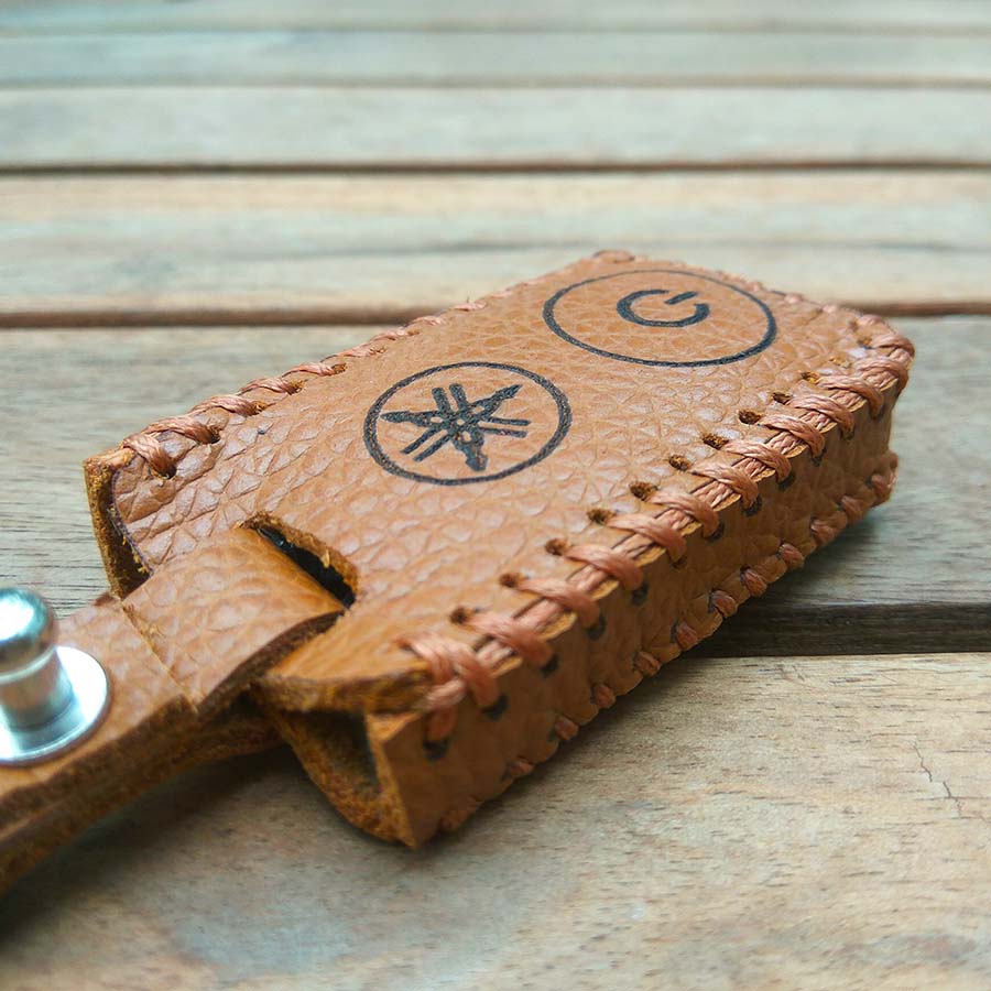 Bao da chìa smartkey Yamaha Handmade