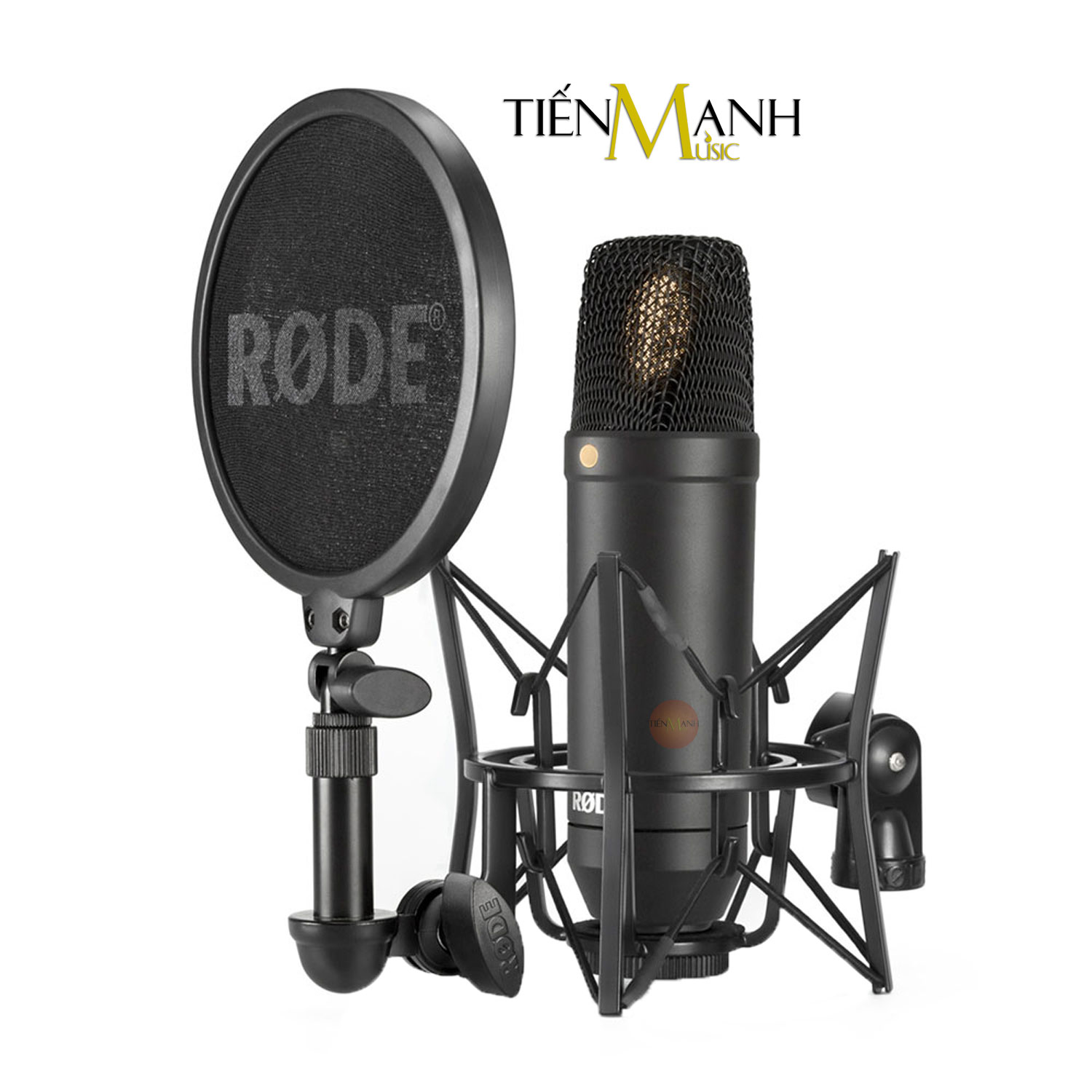 Micro Rode NT1 KIT - Mic Thu Âm Condenser Livestream Phòng Thu Studio Chuyên Nghiệp Microphone Cardioid NT1KIT Hàng Chính Hãng - Kèm Móng Gẩy DreamMaker