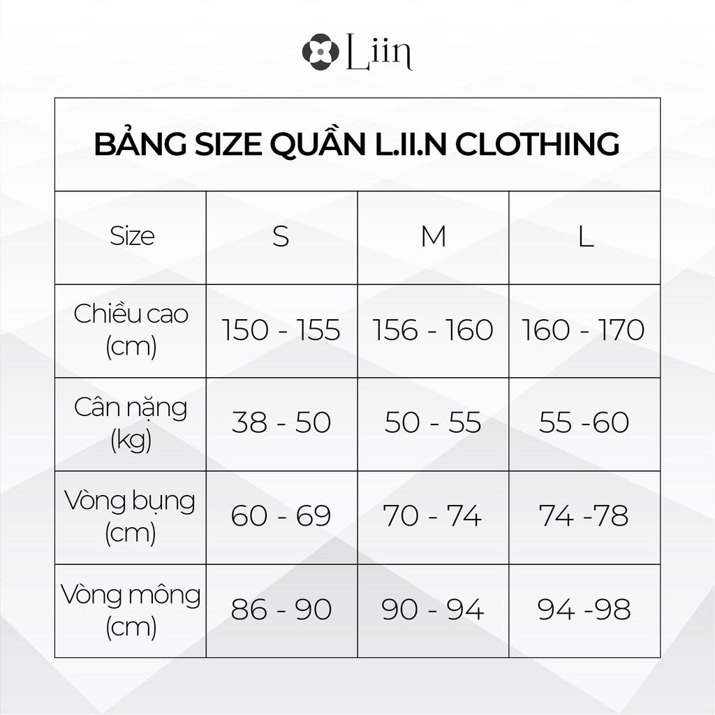 Quần baggy Đen thiết kế Đai Chéo form công sở thanh lịch LINBI Q3572