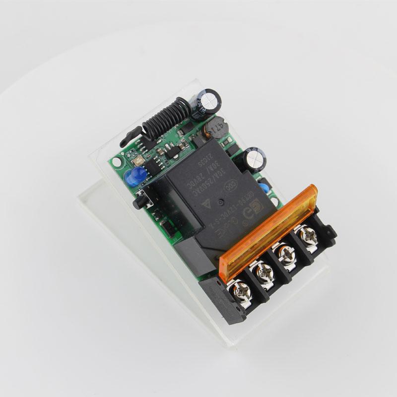 433MHz AC110V 220V 30A Công tắc điều khiển từ xa không dây Công tắc máy bơm nước Máy bay điều khiển điều khiển điều khiển từ xa cho máy bơm quạt
