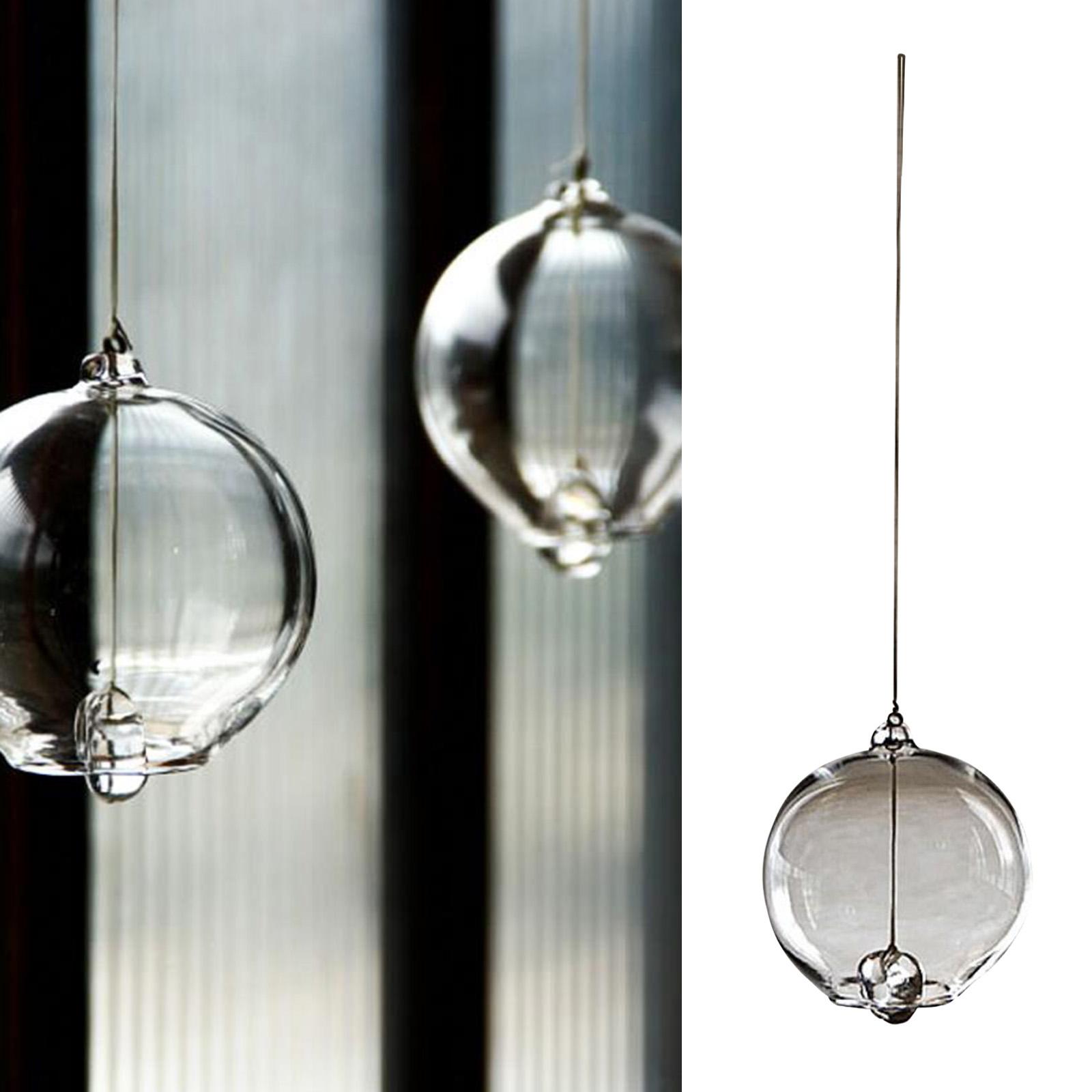 2xJapanese Glass Wind Chime Bell Indoor Hanging Decoration Pendant Craft Gift
