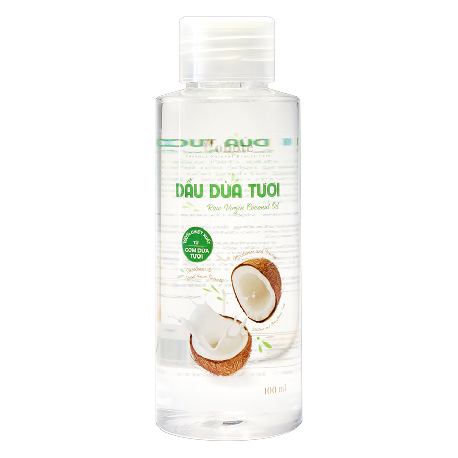 Dầu Dừa Tươi Coboté (100ml) - 100% Cơm Dừa Tươi Bến Tre - VCO