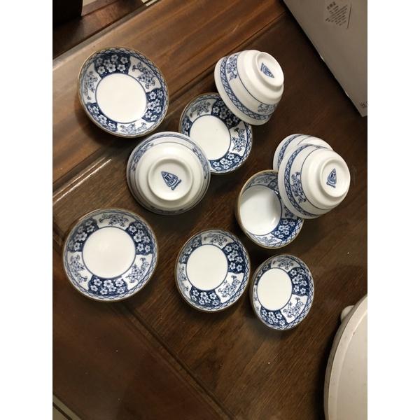 Xả Kho set 5 bát mắm ,muối bát tràng mã 1509