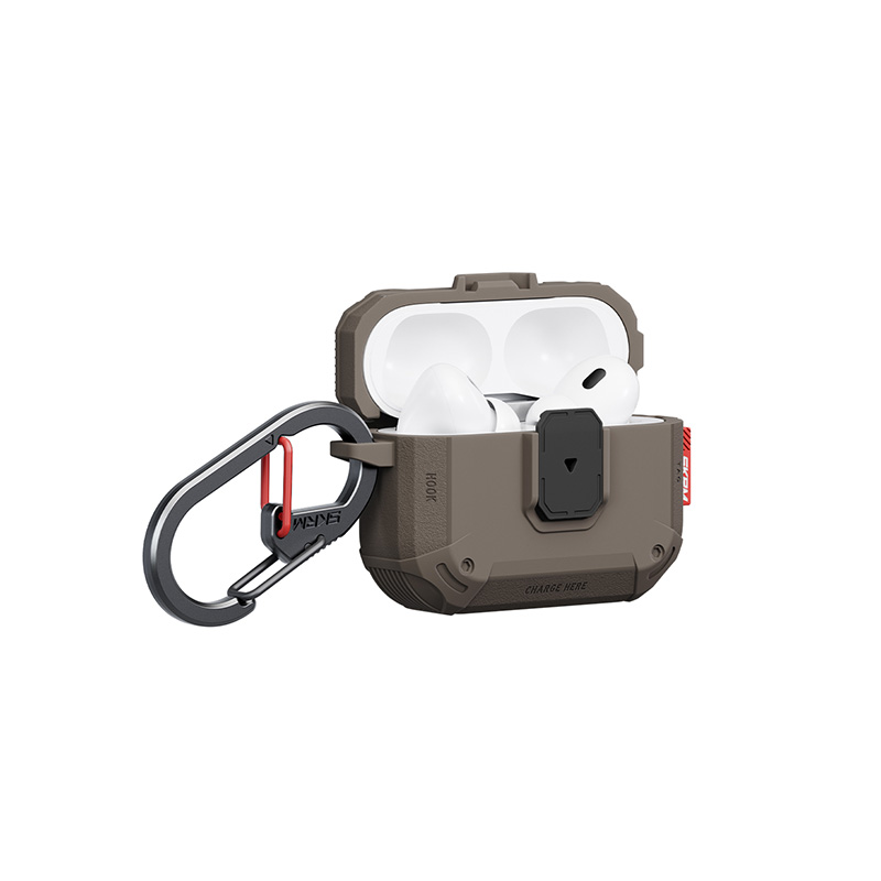 Ốp Bảo Vệ Skinarma MECHA LE Cho Airpods Pro 3 Thiết Kế Độc Đáo Có Khóa Bấm Tặng Kèm Móc Đeo Zinc Alloy Chống Sốc Tốt Hàng Chính Hãng