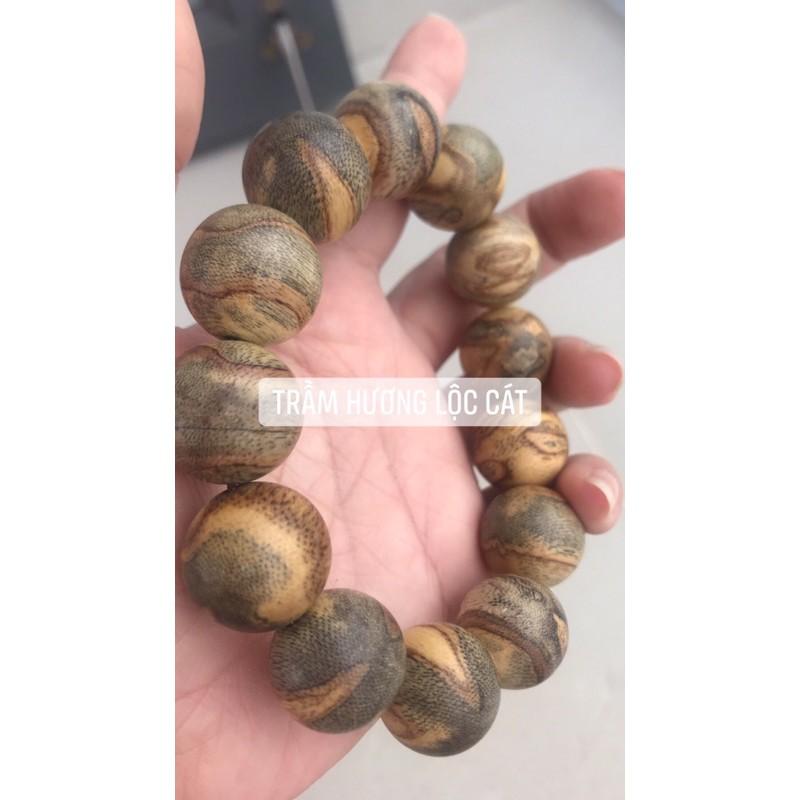 Vòng Trầm Tốc Bông size 16ly Nam