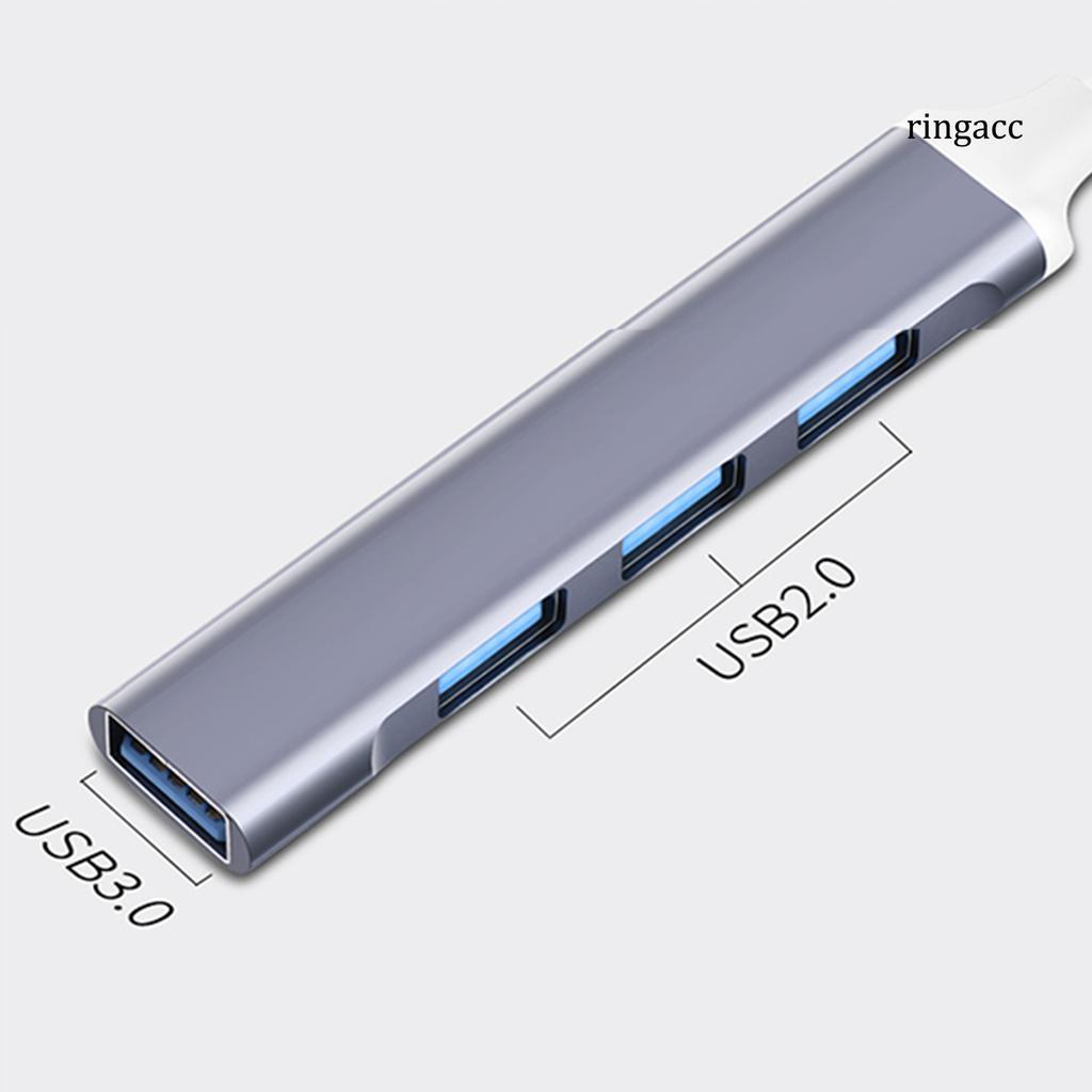 Bộ Chia 4 Cổng Type-C / Usb Hub Cho Bàn Phím / Chuột Máy Tính