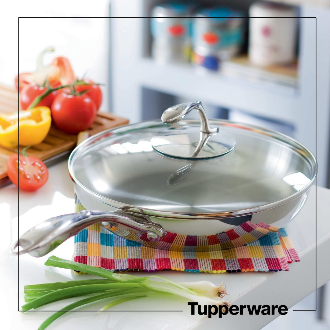 Chảo Tupperware T Chef Series Frypan 24cm (Nắp Kính)