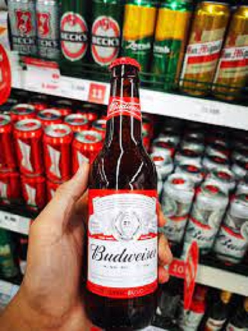 Thùng bia Budweiser 330ml x 24 chai thủy tinh