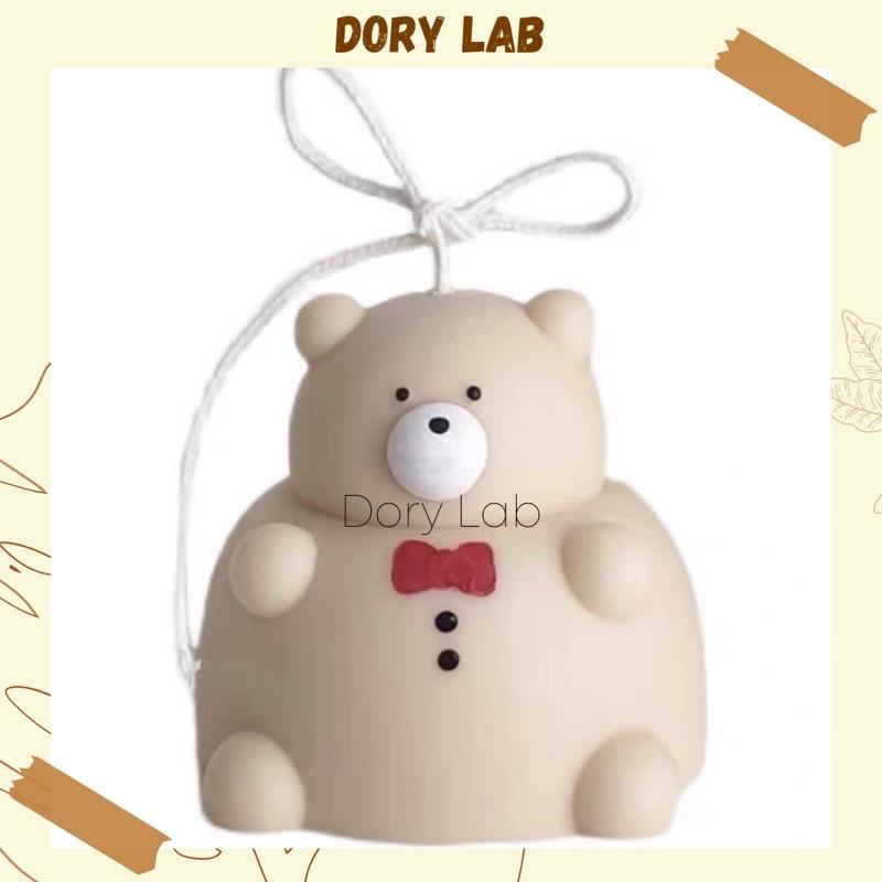 Nến Thơm Chú Gấu Béo Cute Không Khói Handmade, Phụ Kiện Decor, Quà Tặng - Dory Lab