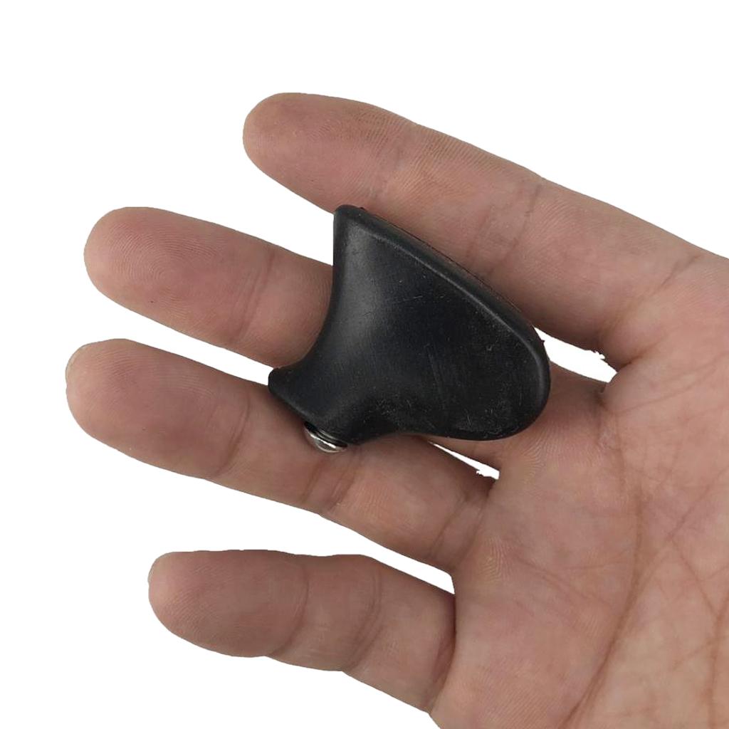 Archery Bow Finger Tab Protector Guard for Recurve Bow Left Right Hand Black
