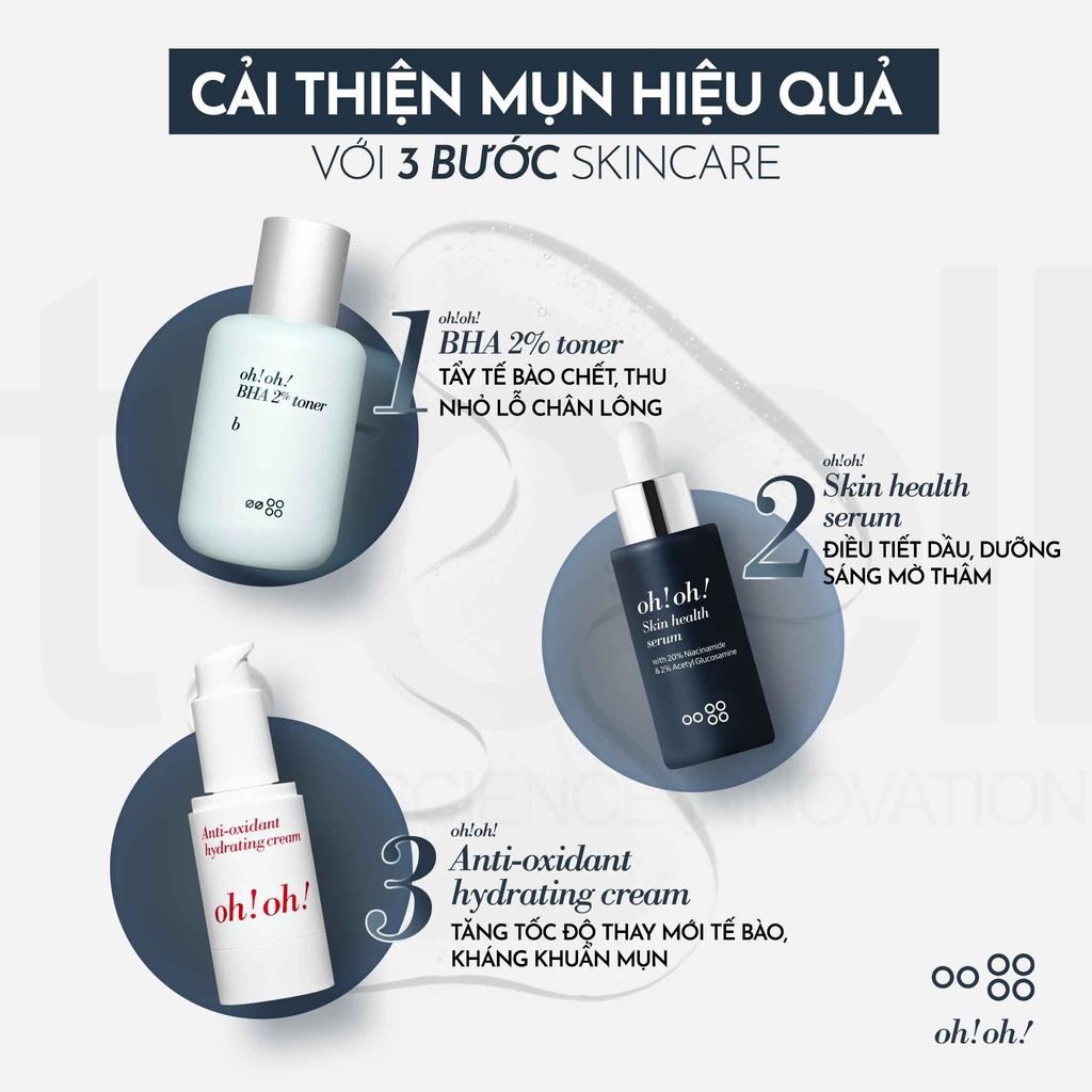 Sữa Rửa Mặt Detox Làm Sạch Sâu Cho Mọi Loại Da oh!oh! Microx Cleanser