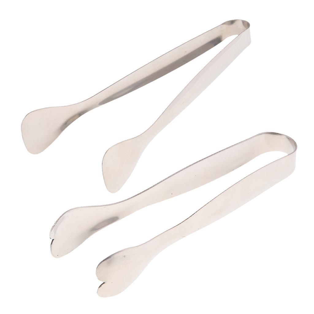 Sugar Tongs Stainless Steel Ice Tongs Kitchen Serving Tong Tea Coffee 12cm