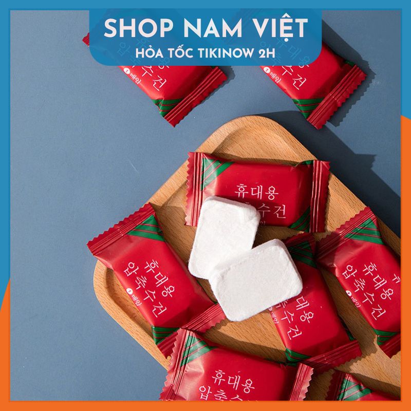 Khăn Giấy Nén Kiểu Viên Kẹo , Gói 20 Viên