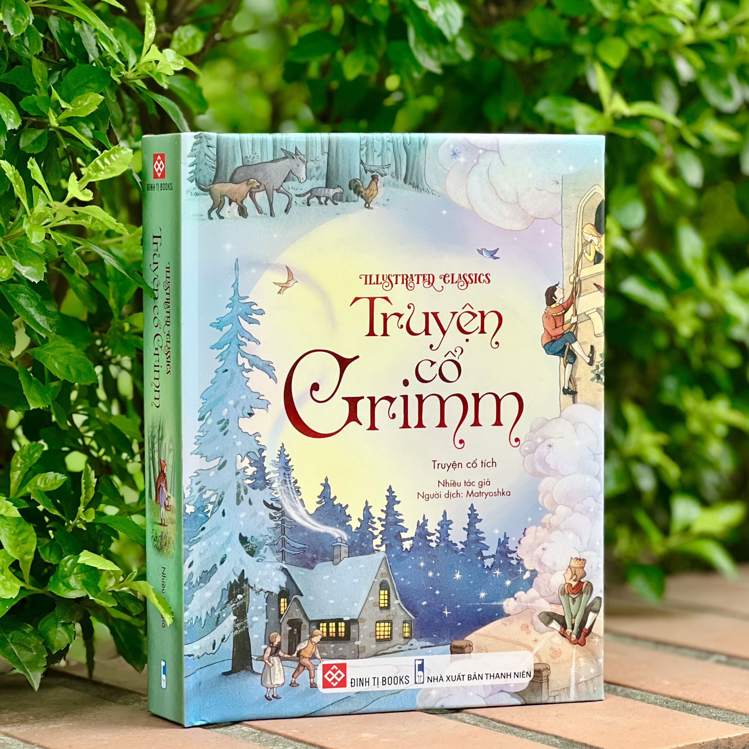 Sách - Illustrated Classics - Truyện Cổ Grimm - Đinh Tị - Bìa Cứng