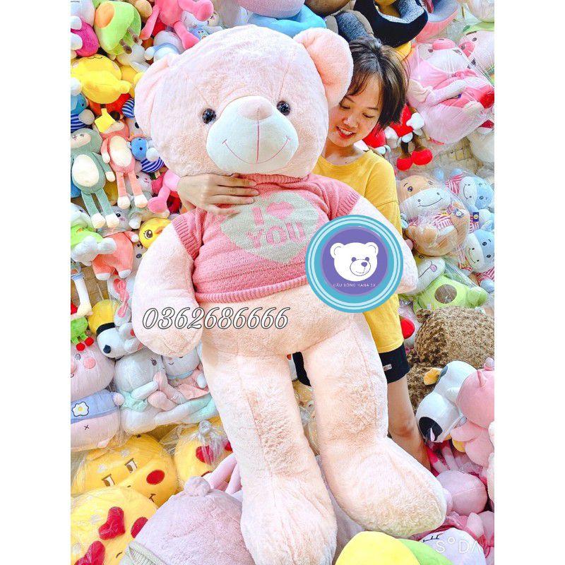 Gấu bông - Gấu teddy mặc áo len - Gấu Bông Hana