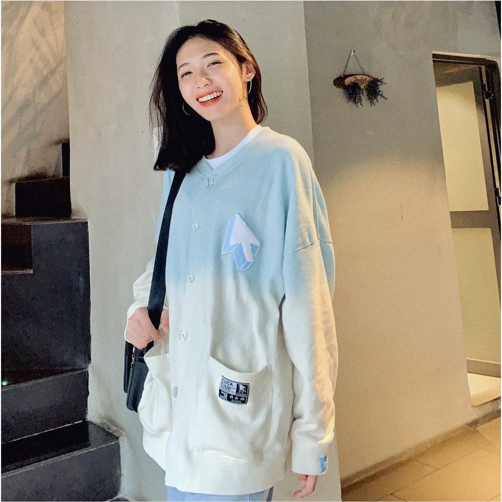 Áo Khoác Nỉ Bông Cardigan Tiedye CLICK.CLUB Loang Màu Unisex - E29