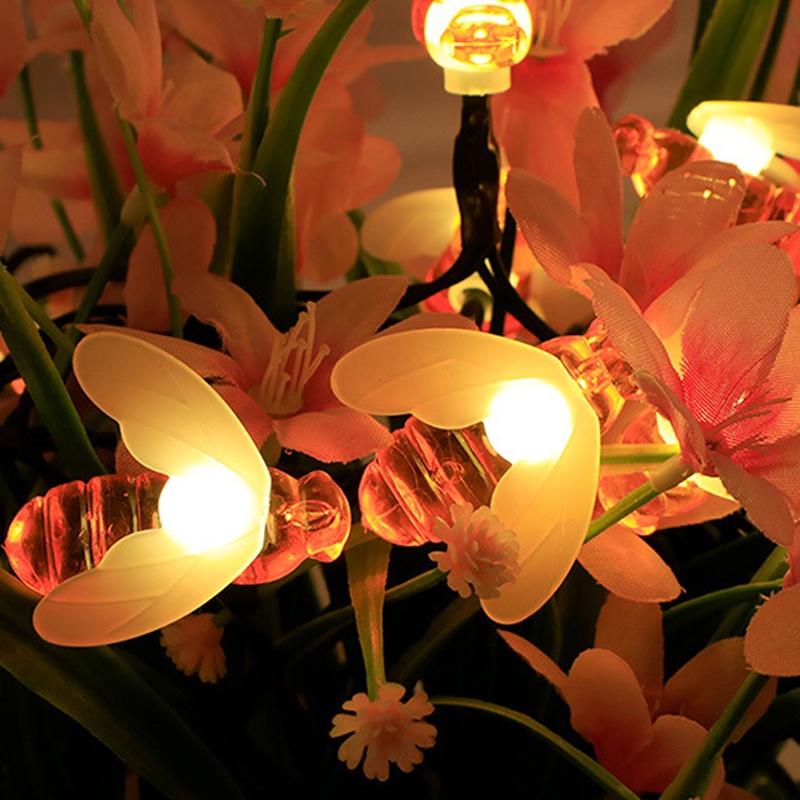 Đèn Led 60 Bóng 11m 8 Chế Độ Chống Thấm Nước Trang Trí Hàng Rào Sân Vườn