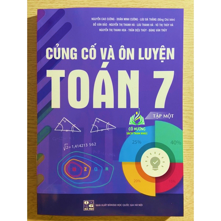 Sách - Combo Củng cố và Ôn luyện Toán 7 (Tập 1 + Tập 2) theo chương trình giáo dục phổ thông mới