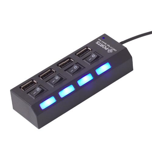 Đảm bảo chất lượng cung cấp lớn 4 cổng có công tắc Hub USB2.0 4 cổng công tắc Bộ chia HUB 4USB 2.0