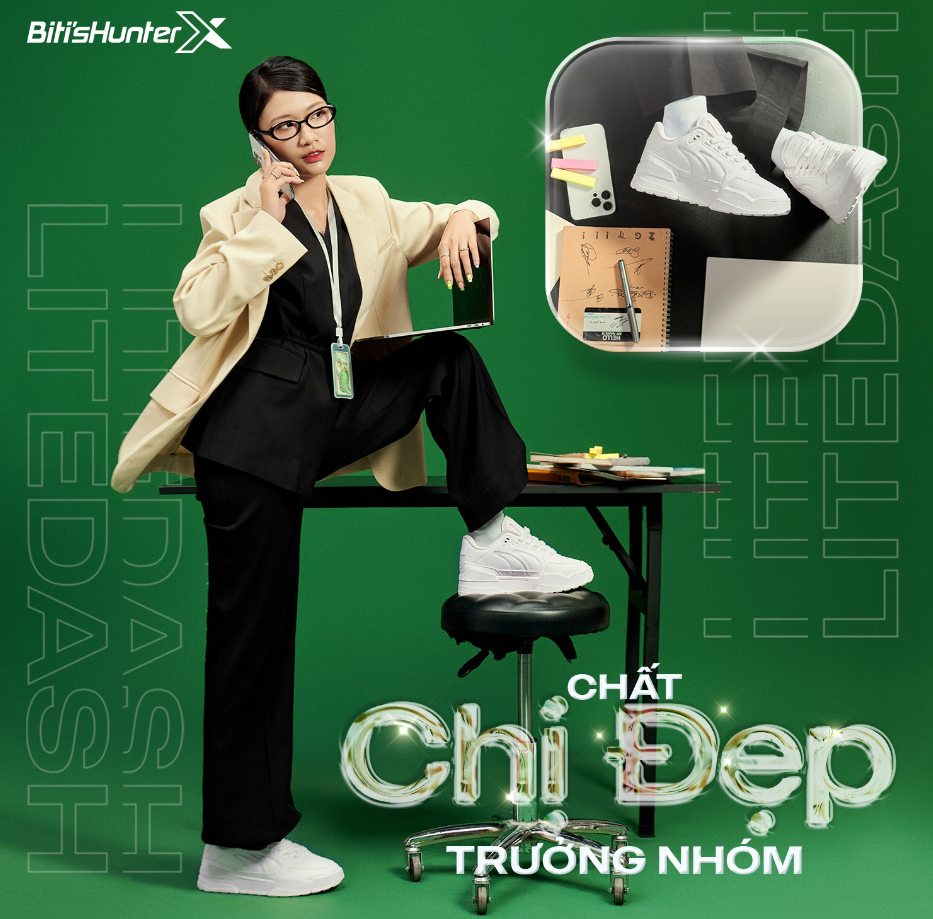 Giày Thể Thao Nữ Biti’s Hunter X LiteDash 2k24 HSW007500