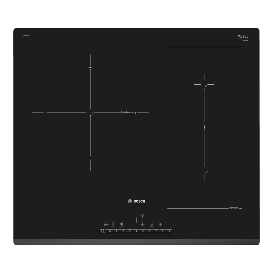 Bếp Âm Từ Đa Vùng Nấu Bosch PVJ631FB1E (59.2cm) - Hàng Chính Hãng