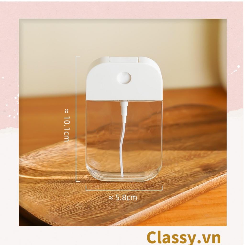 Bình xịt dạng phun sương  Classy 45ml, dùng để chiết mỹ phẩm tiện lợi mang theo bên người PK1255