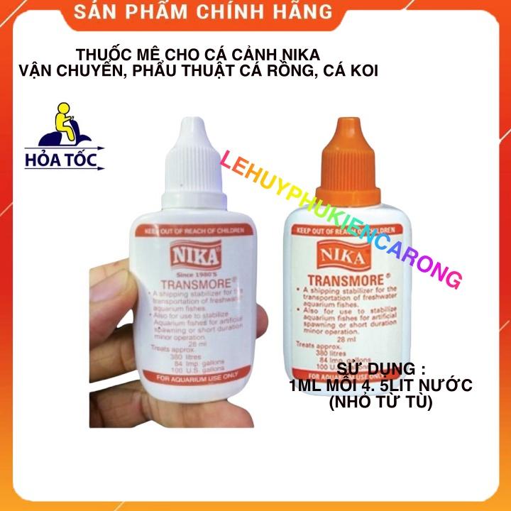 Thuốc Mê Cho Cá Cảnh Nika, Vận Chuyển Cá Rồng, Cá Koi
