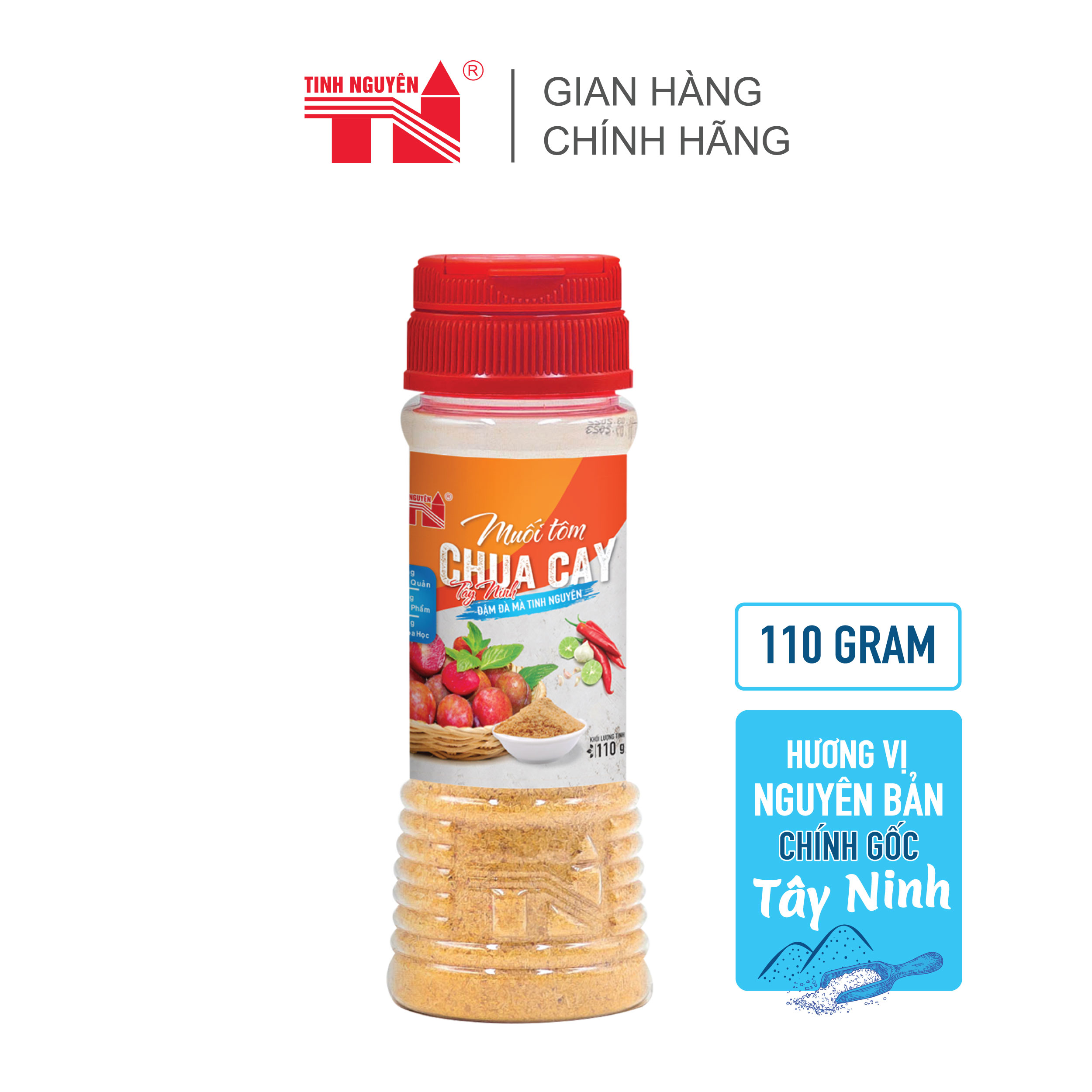 Muối Tôm Chua Cay Tây Ninh Tinh Nguyên (110g)