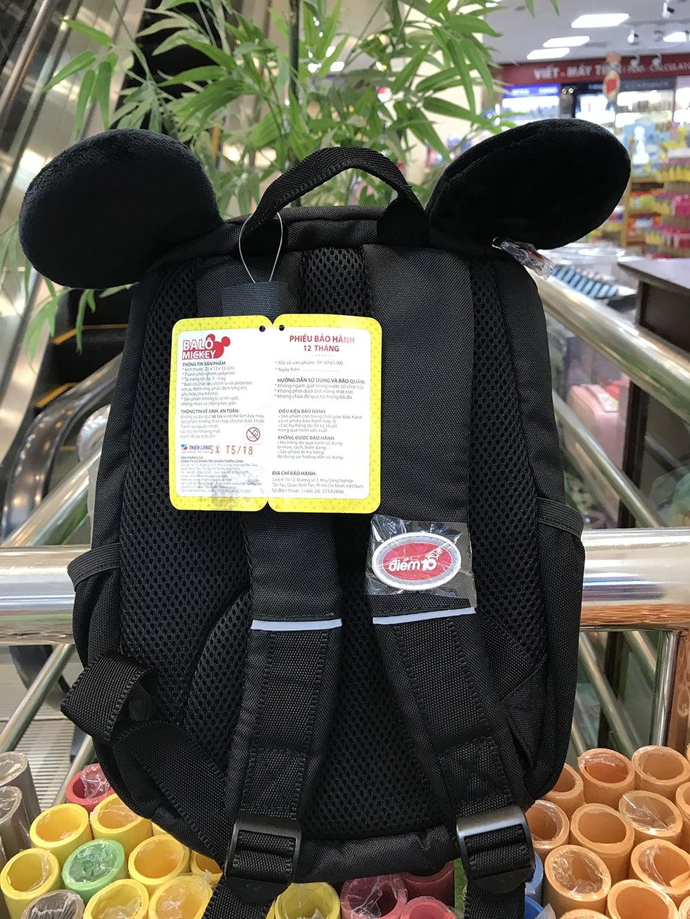 Cặp Học Sinh Mickey Thiên Long Tp-Bp01/Mi