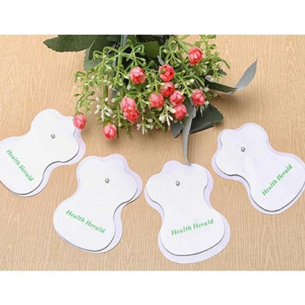 Bộ 4 Miếng Dán Rời Dùng Cho Tất Cả Dòng Máy Trị Liệu Xung Điện Tái Sử Dụng Được Nhiều Lần