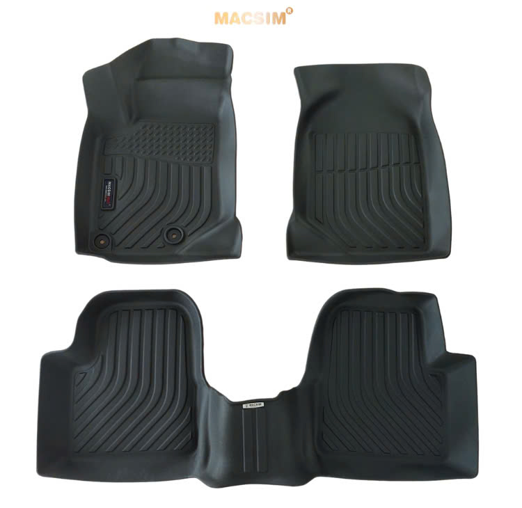Thảm lót sàn ô tô xe Peugeot 2008 (sd) nhãn hiệu Macsim chất liệu nhựa tpe cao cấp