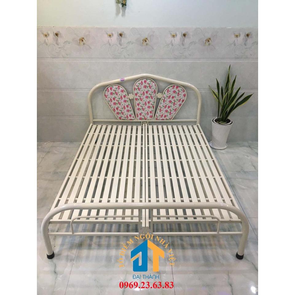 Giường sắt kiểu mơi 1m6x2m Đại Thành