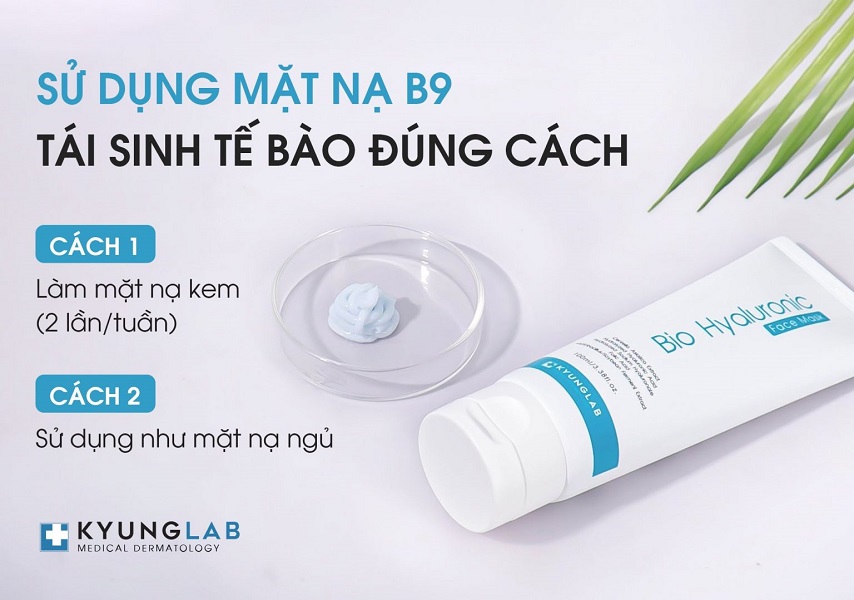 Mặt Nạ B9 Tái Sinh Tế Bào Da Kyung Lab Bio Hyaluronic Face Mask 100ml