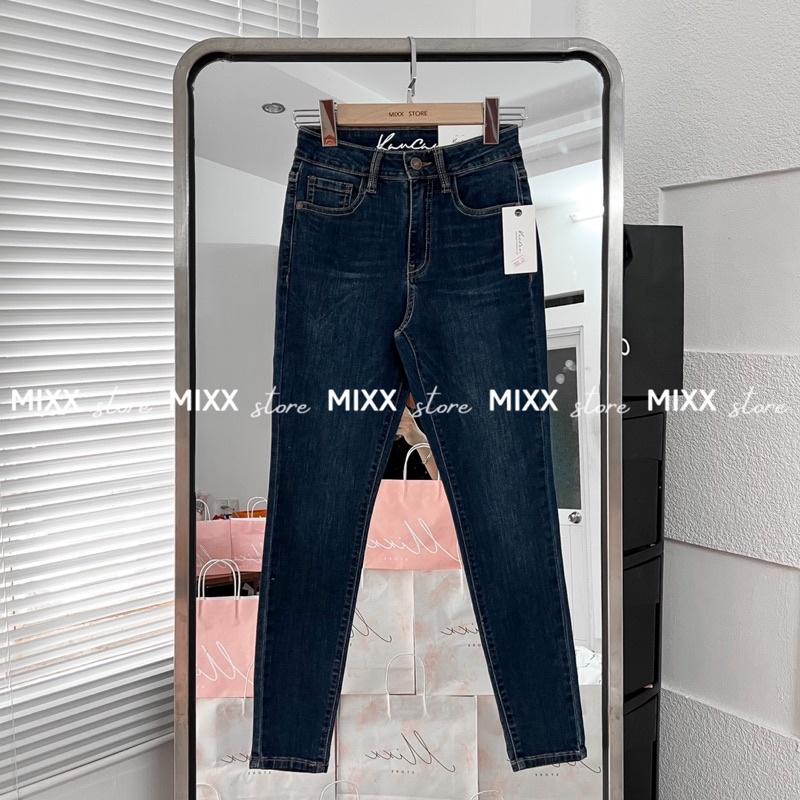 Quần Jean Nữ Skinny 9 tấc lưng cao chất co giãn thoải mái