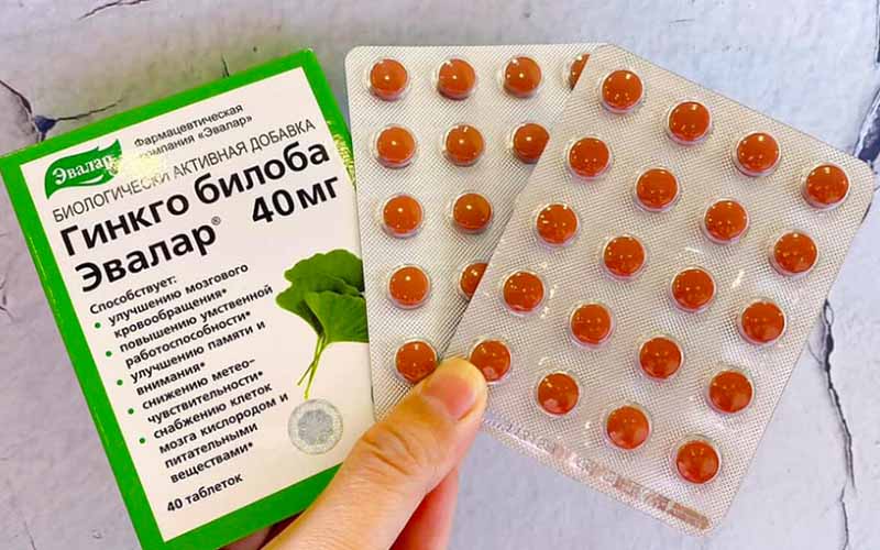 viên Evalar Ginkgo Biloba chính hãng của Nga