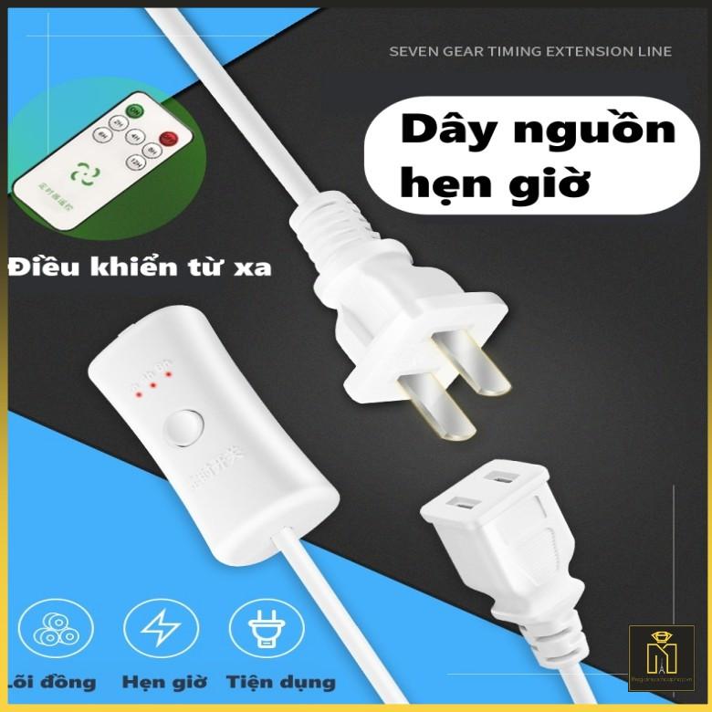 Dây cắm nguồn hẹn giờ đèn đốt nến thơm - Hẹn giờ 2,4,6,8,12H, có điều khiển từ xa tiện dụng