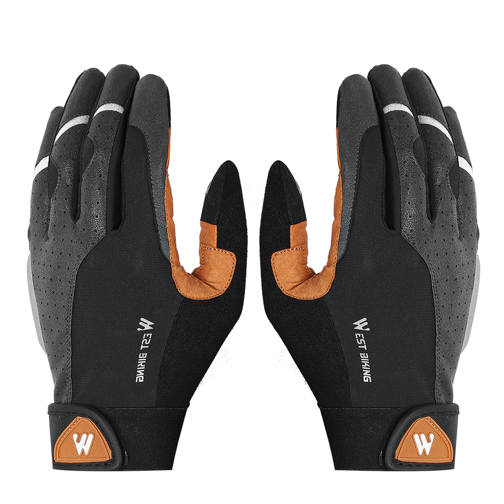 WEST BIKING Găng Tay Thể Thao Chống Trượt Chống Thấm Nước Cho Nam Đi Xe