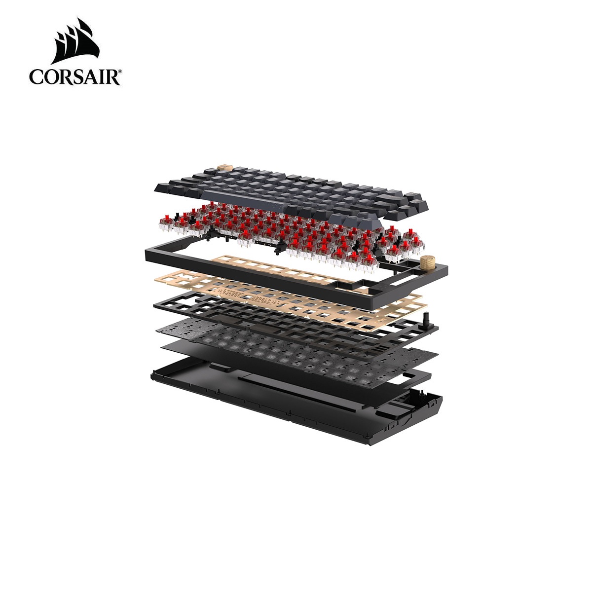 Bàn phím Corsair K65 Plus Wireless - 75% RGB Mechanical Keyboard_Mới, hàng chính hãng