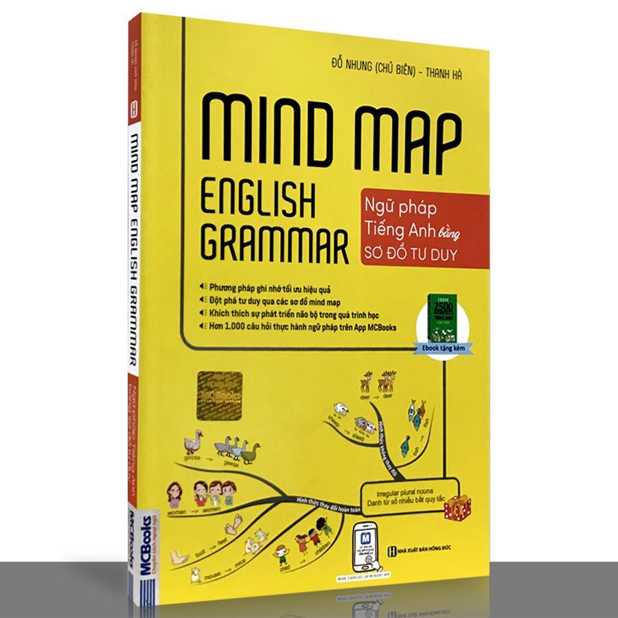 Hình ảnh Sách - Mind map - English Grammar - Ngữ pháp tiếng Anh bằng sơ đồ tư duy